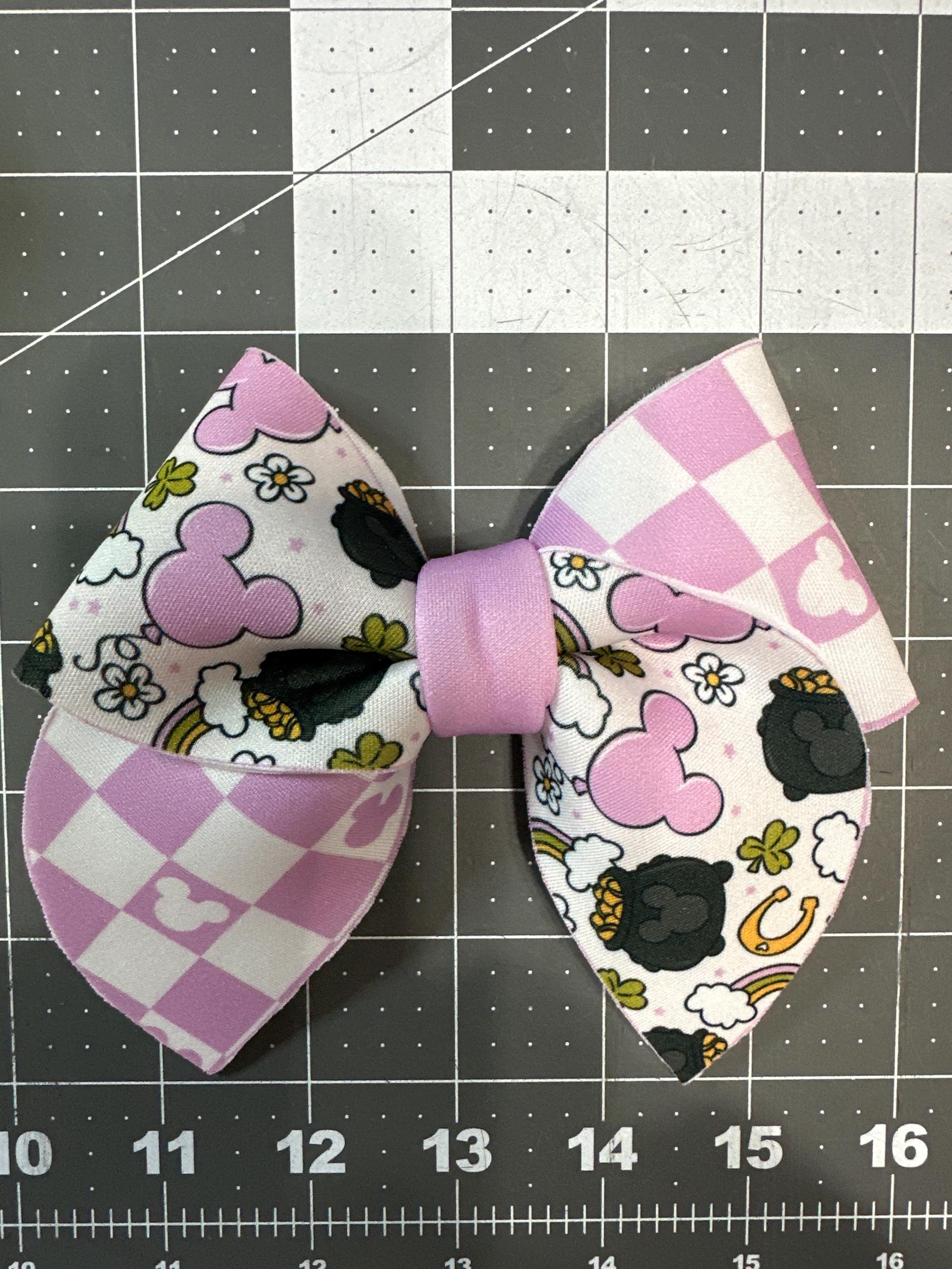 Lucky Mouse Charms Sailor Neoprene Hair Bows