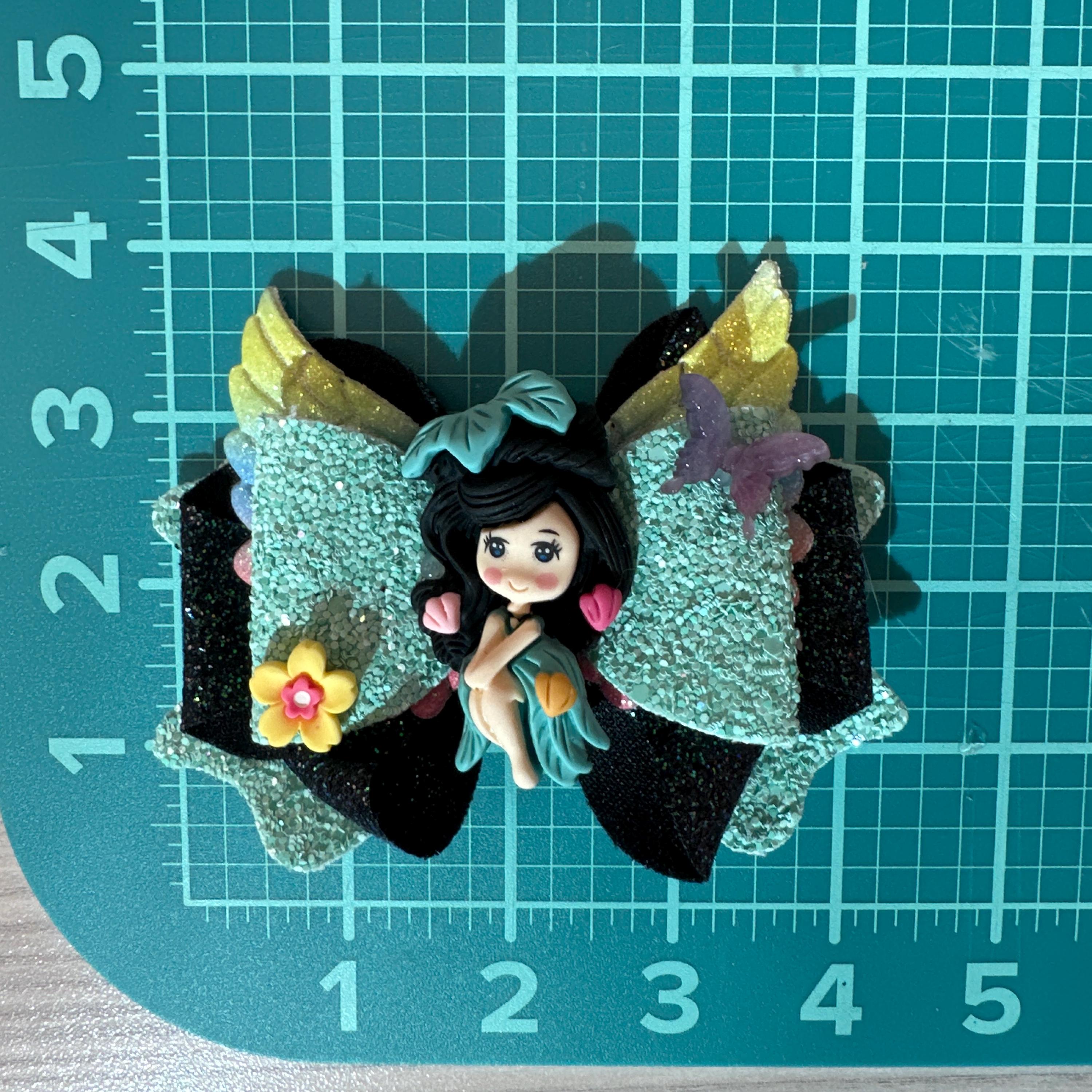 Character Faux Leather Hair bows