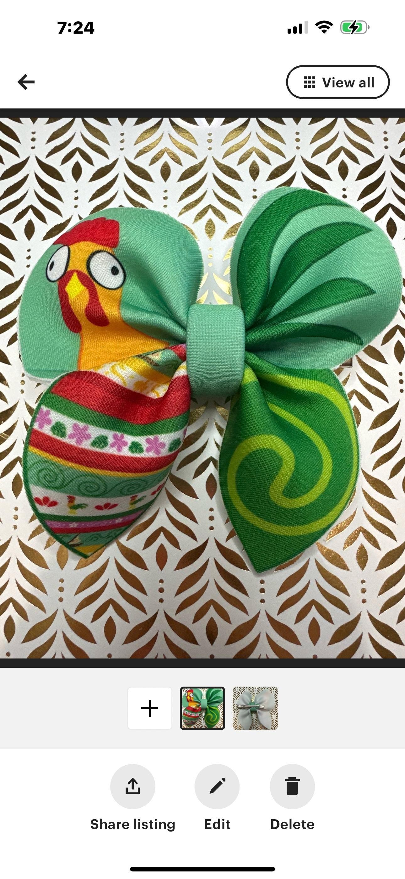 Moana Bubble Hair bow