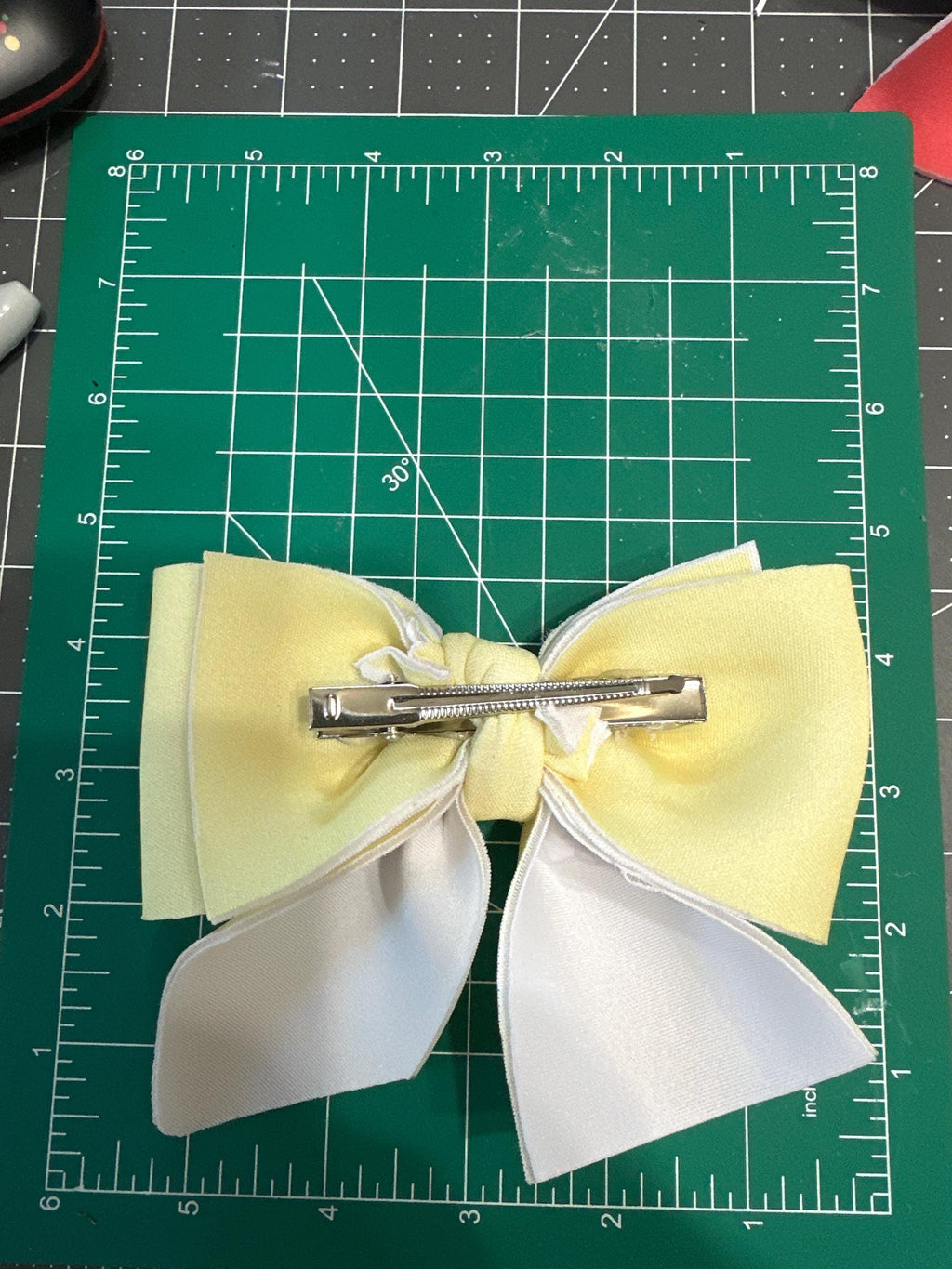 Layered Pastel Crayon Neoprene Hair Bows