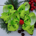 Christmas Grinch mini bows.