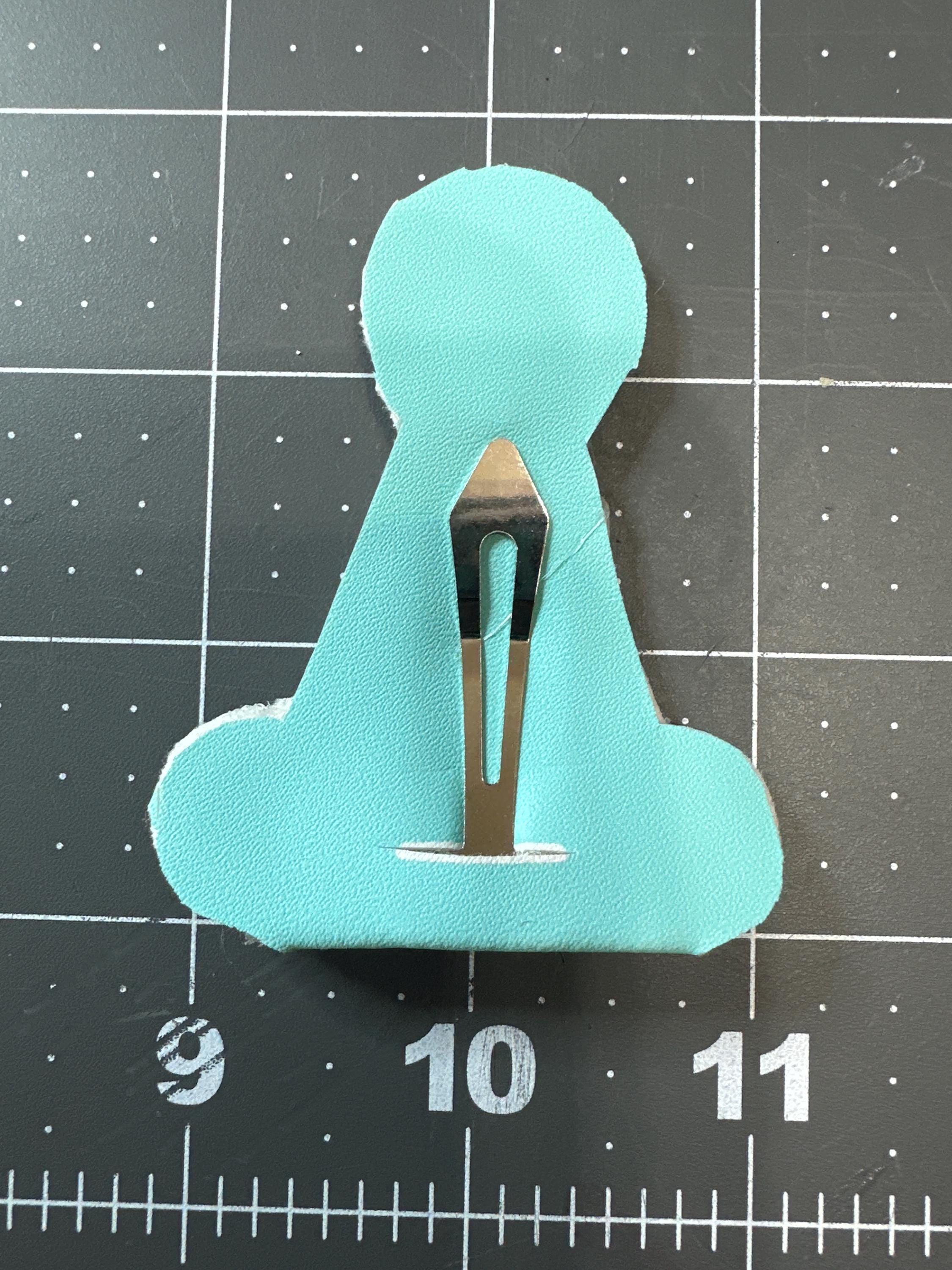 It's My Party Faux Leather Party Hat Hair Clip