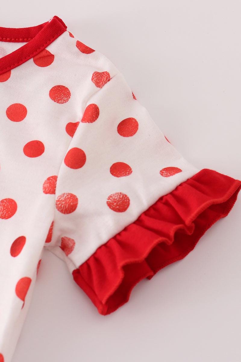 Snow White applique romper
