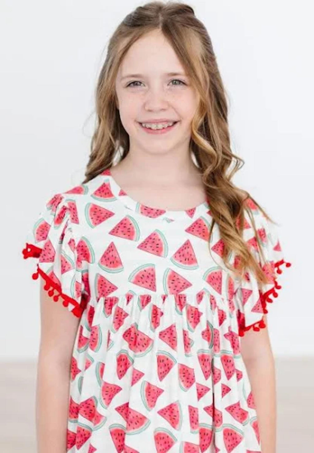 Watermelon Pom Pom Dress