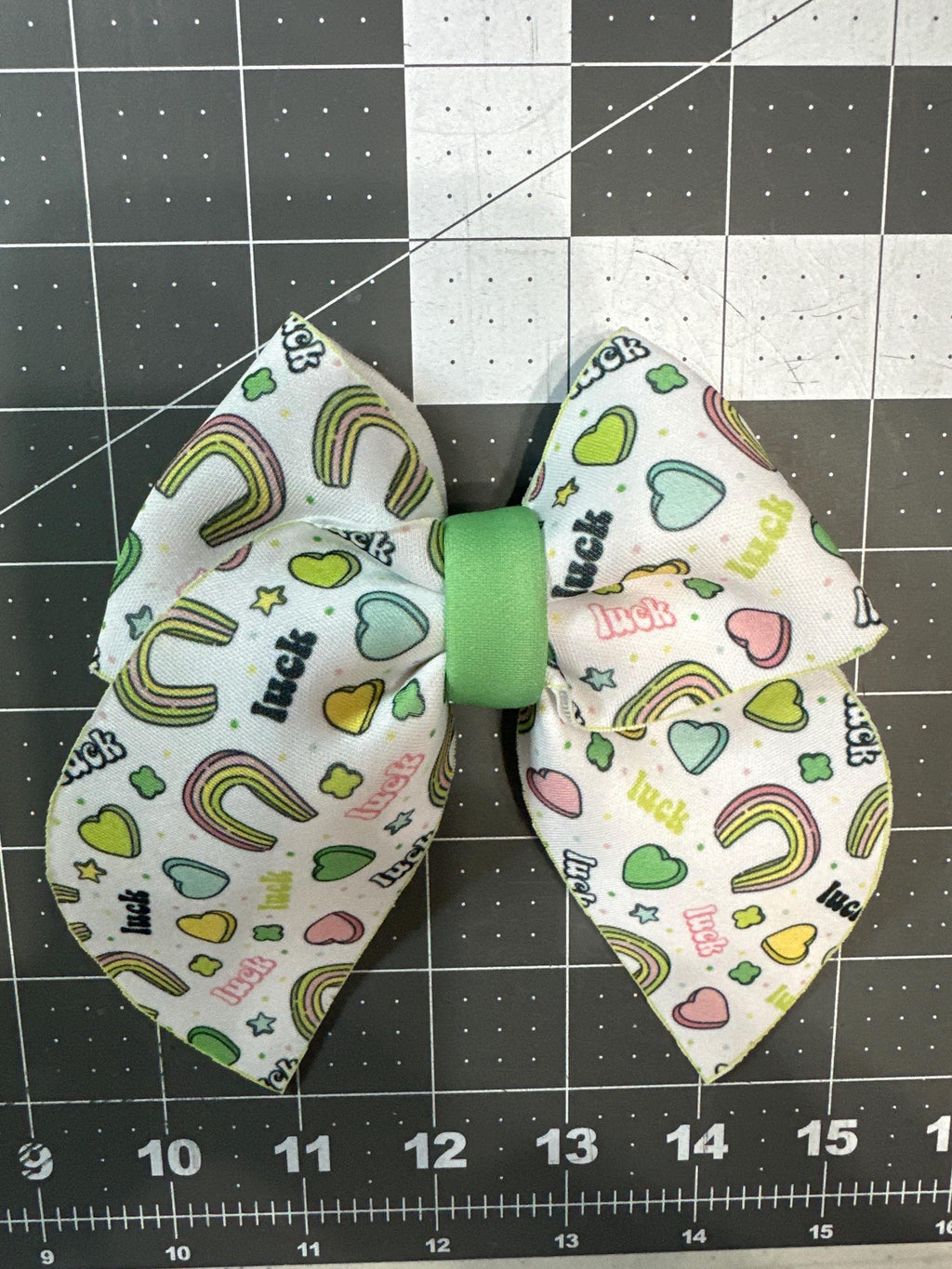Lucky Mouse Charms Sailor Neoprene Hair Bows