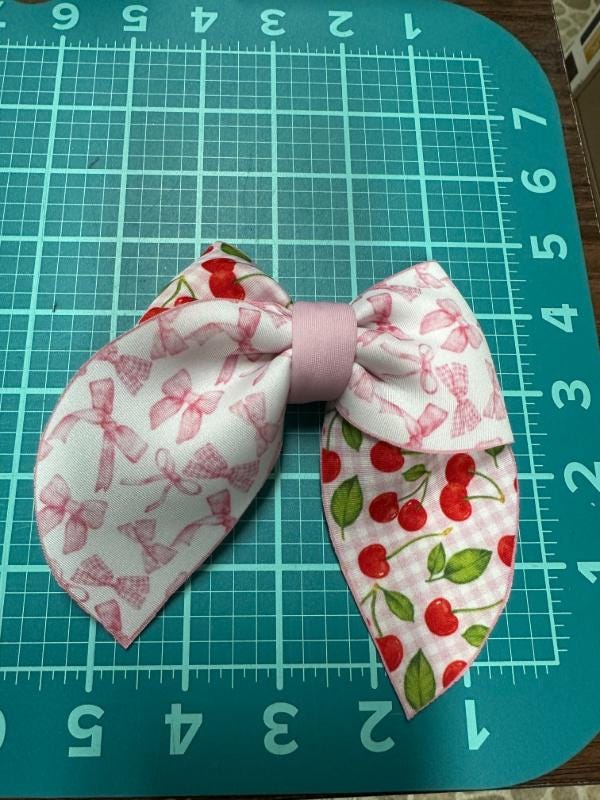Classy Little Lady Sailor Neoprene Hair Bows