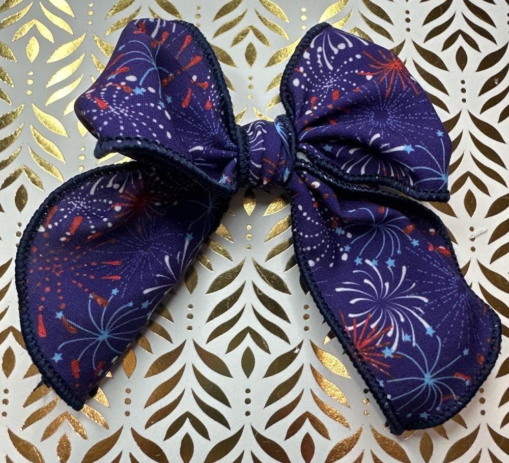 Silky Sailor Hair bow