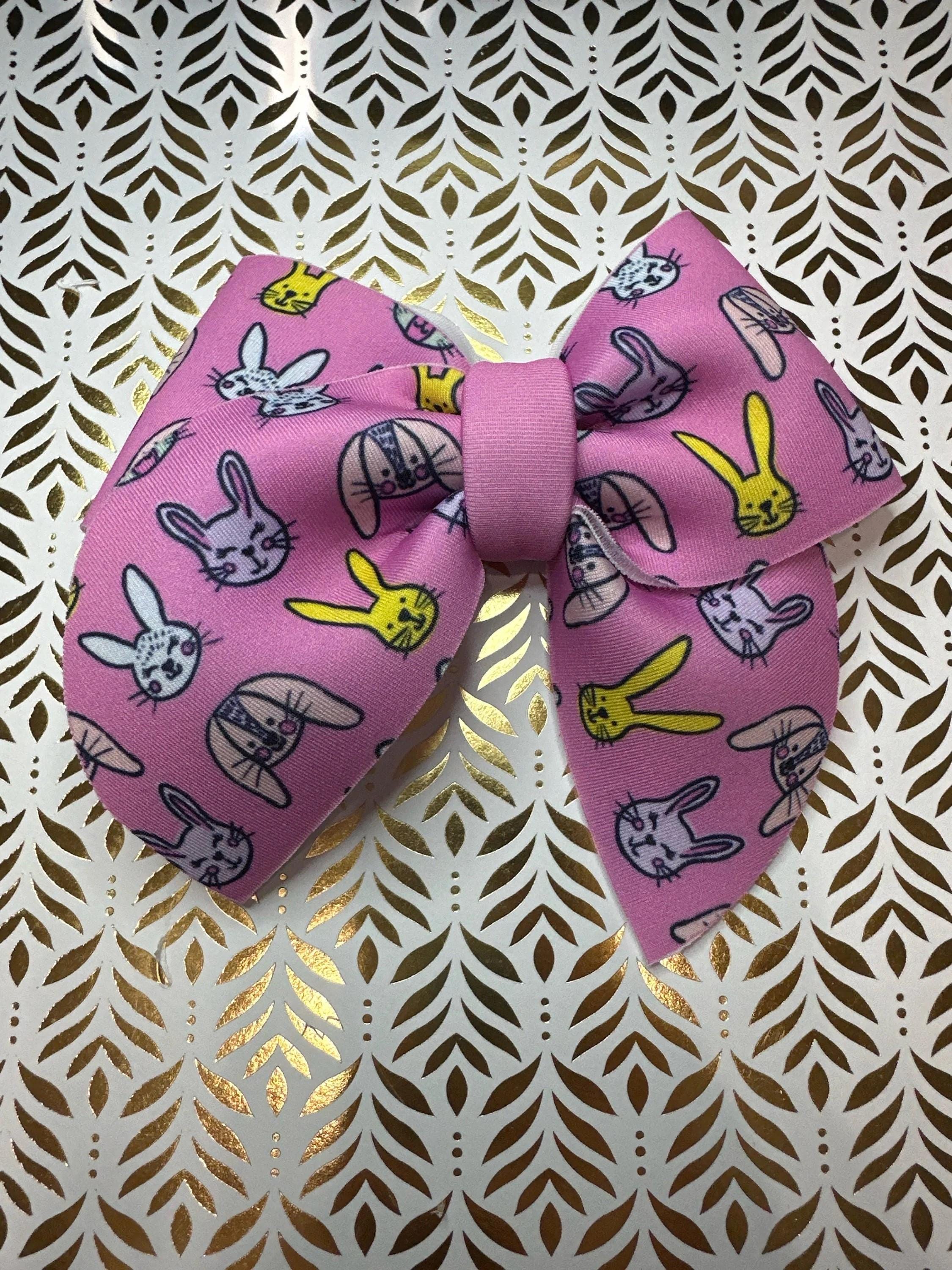 Bunnies & Plaids Sailor Neoprene Hair Bows