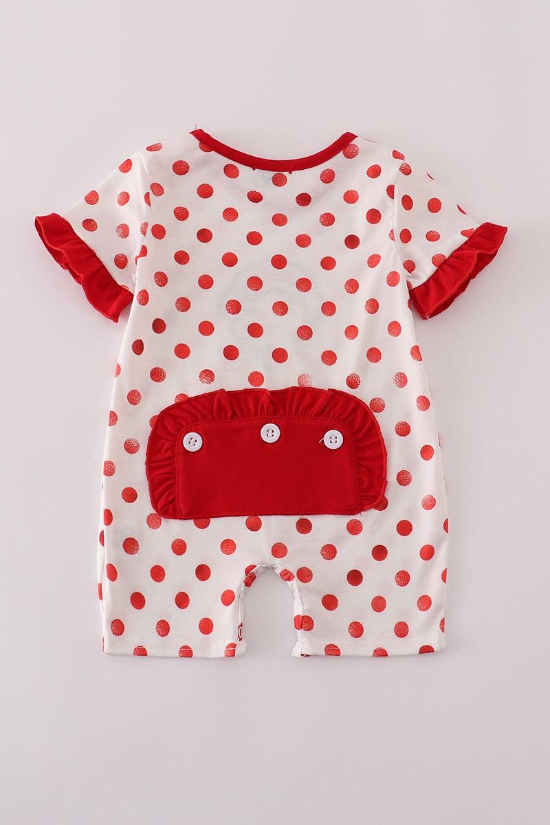 Snow White applique romper