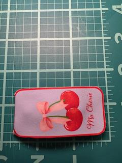 Ma Cherie Faux Leather Hair Clip