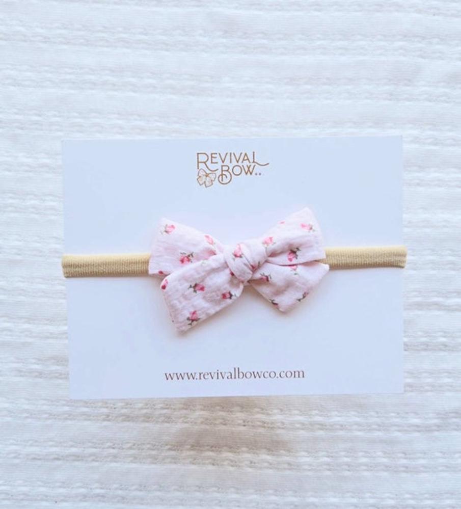 Mini Pinwheel Bow on Headband • Lucy Floral