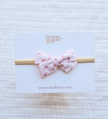 Mini Pinwheel Bow on Headband • Lucy Floral