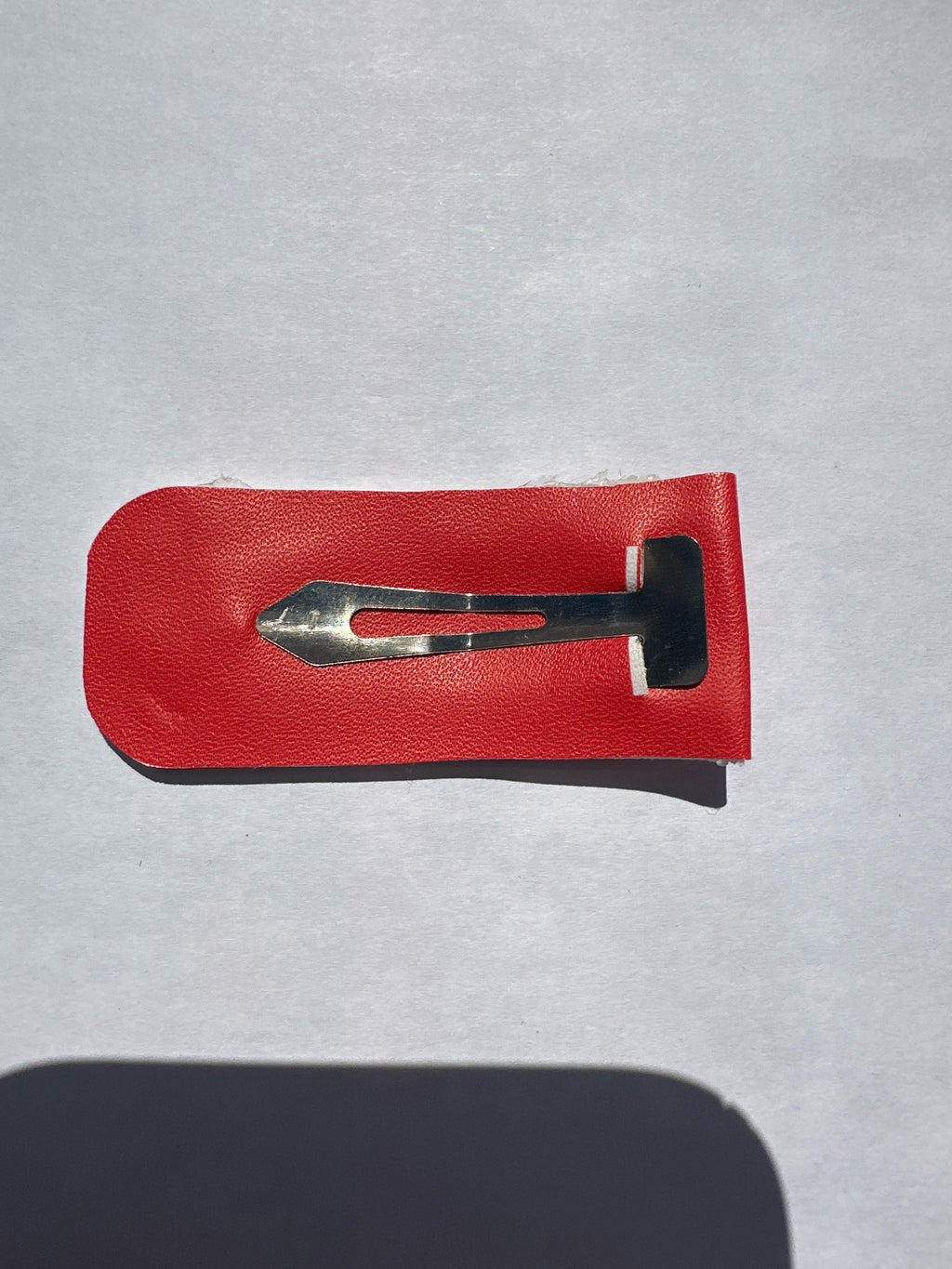Heart Breaker Faux Leather Hair Clip
