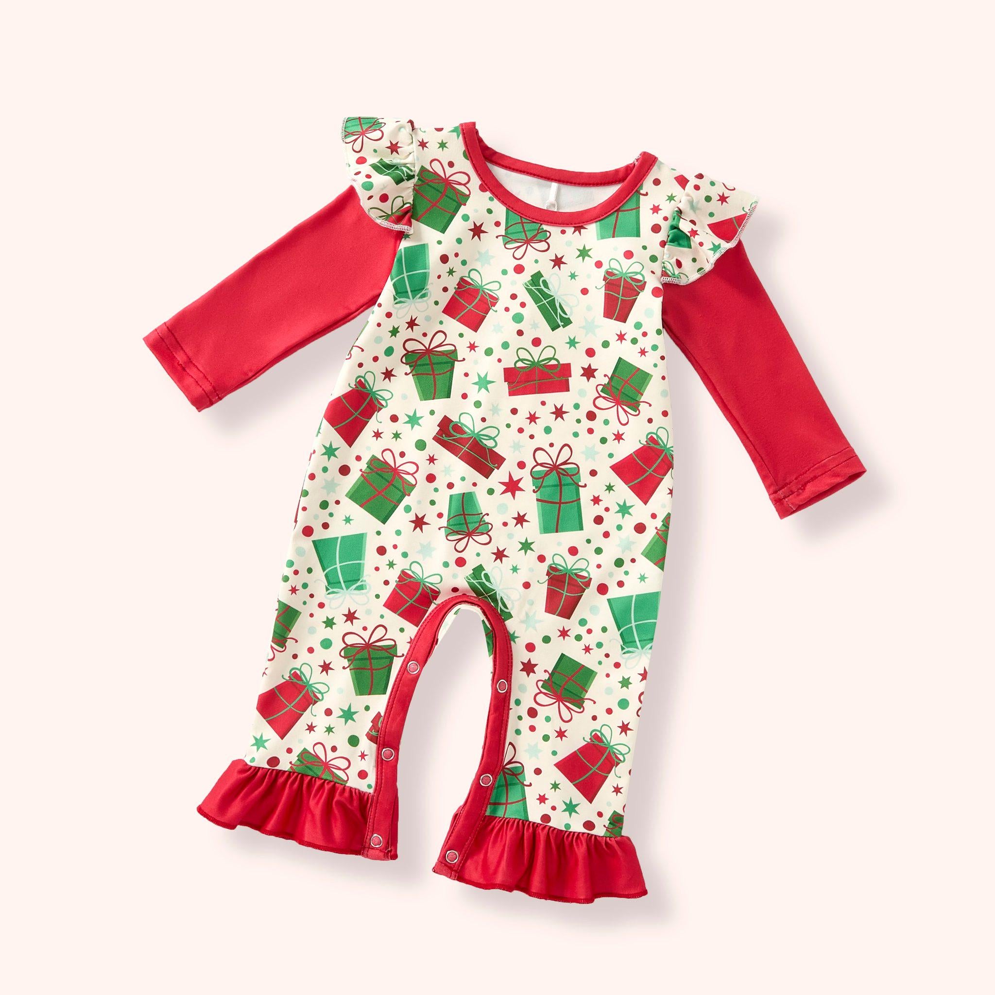 All Wrapped Up - Girl Romper