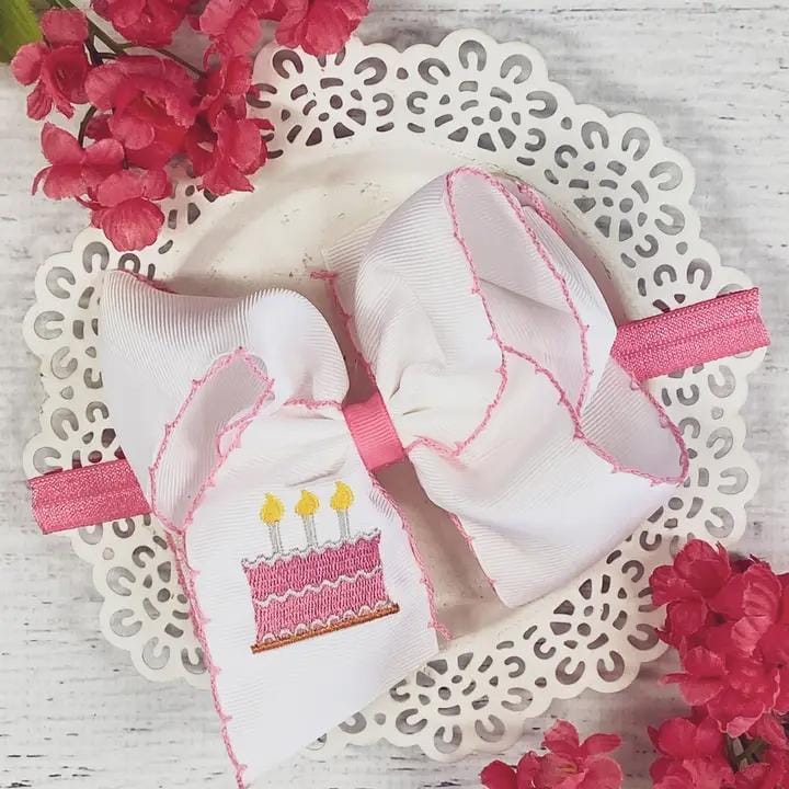 Birthday hair bows.