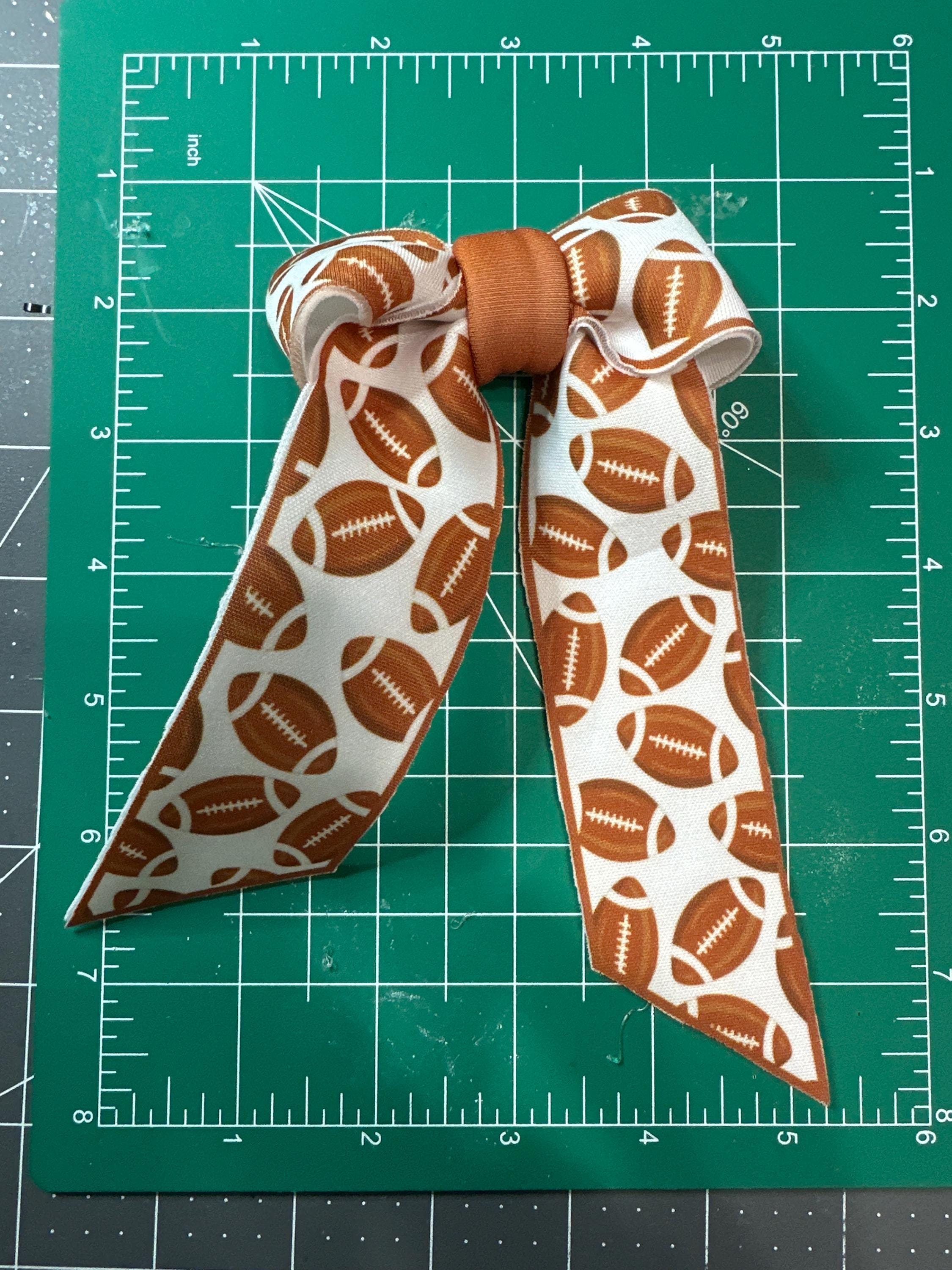 Sports 2 Collection Long Tail Neoprene Hair bow