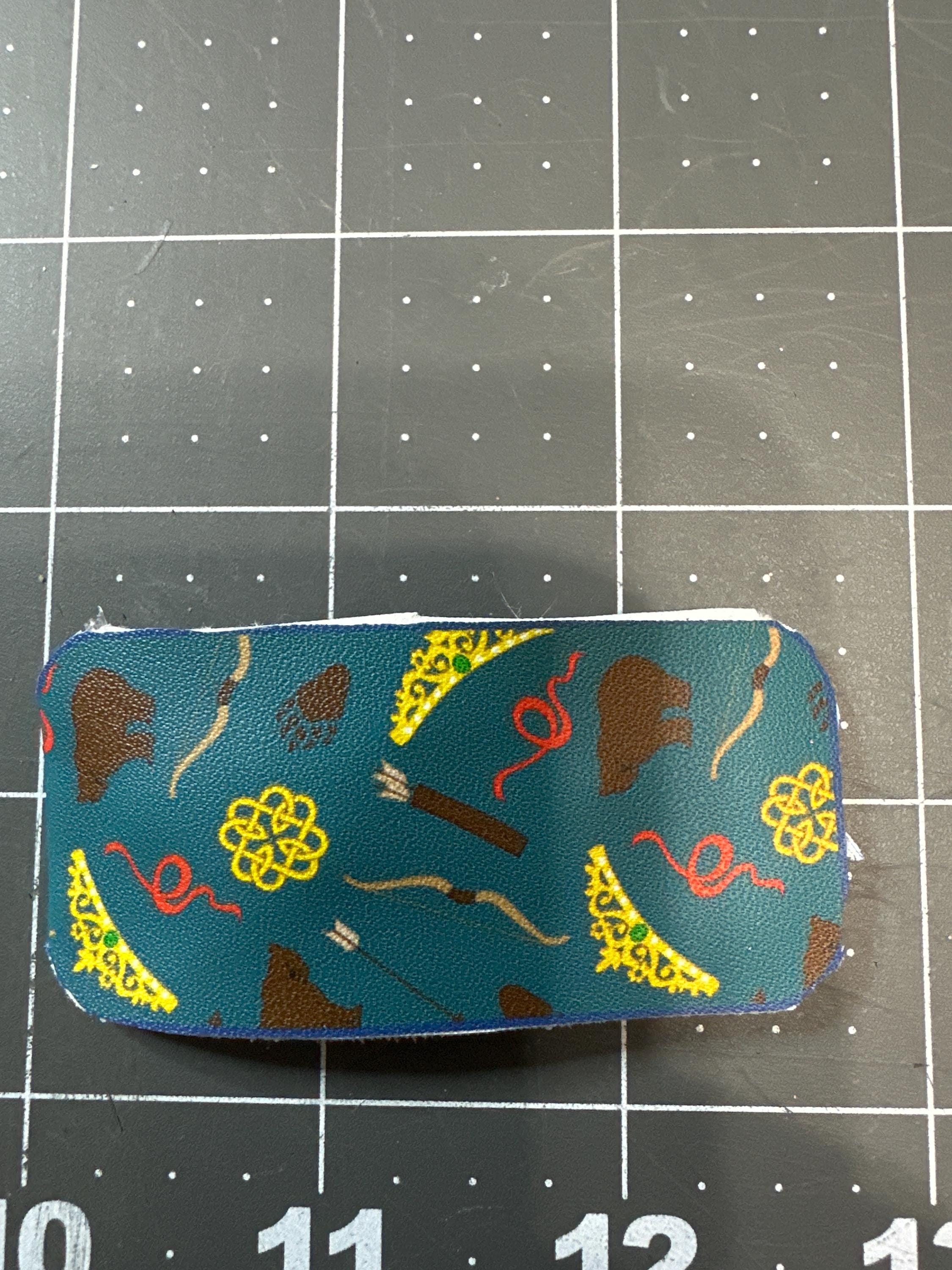 Brave Faux Leather Hair Clip