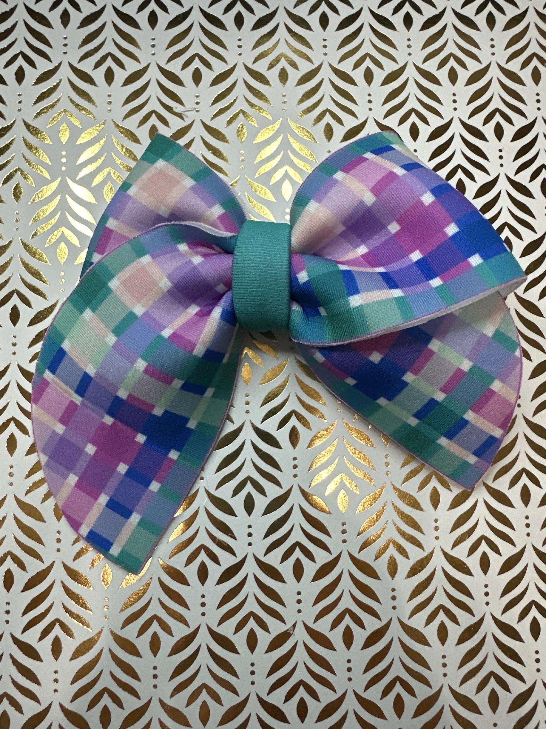 Bunnies & Plaids Sailor Neoprene Hair Bows