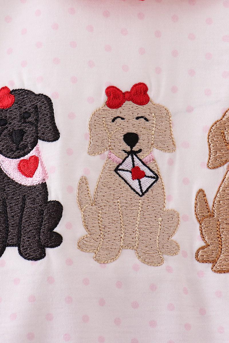 Love Letter puppy embroidery Bubble