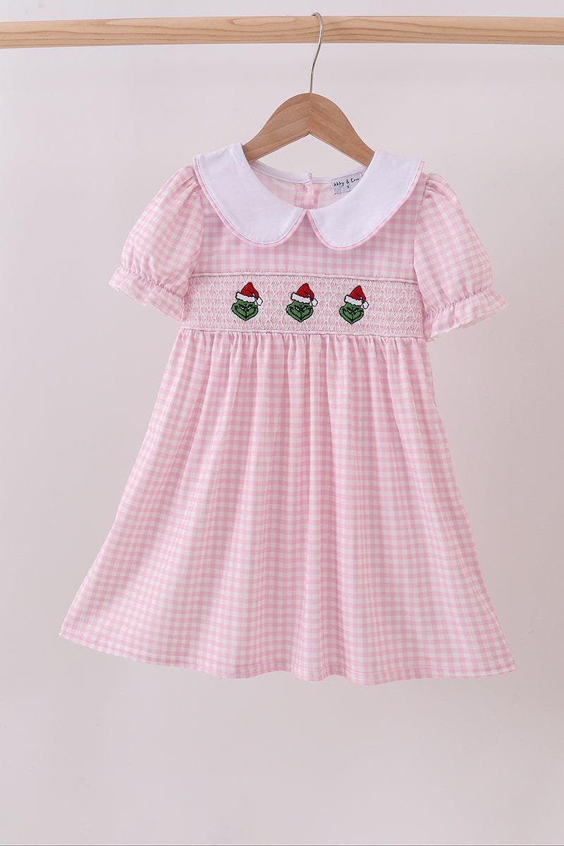 Pink grinch embroidery Outfits