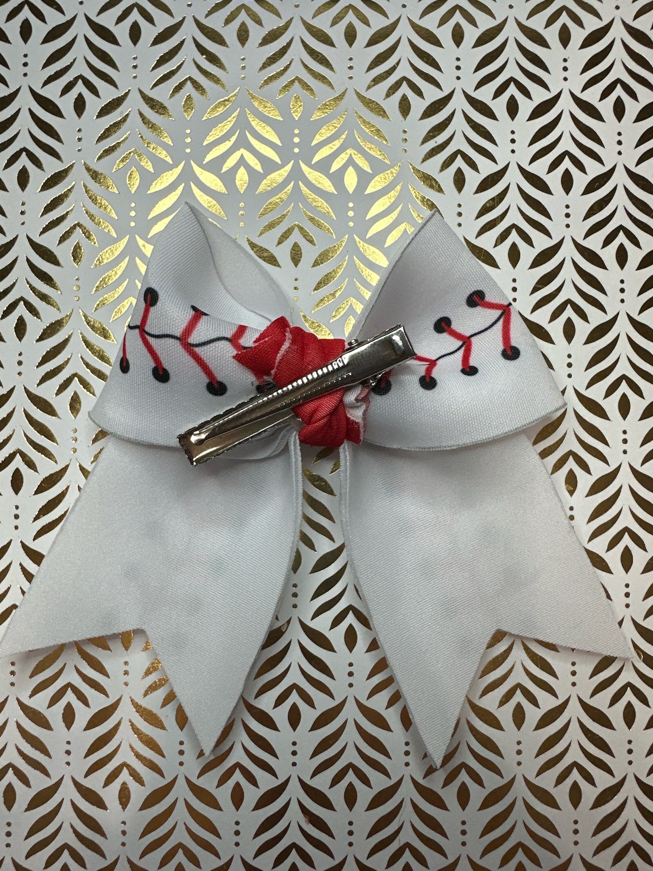Baseball Sailor Hair bow