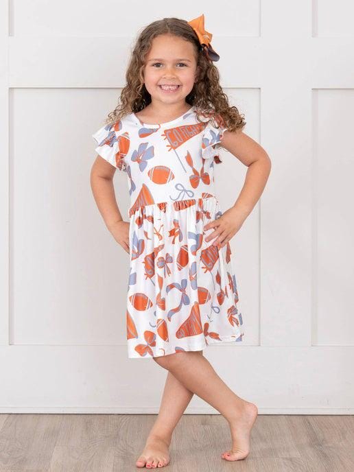 Go Team Flutter Swing Dress