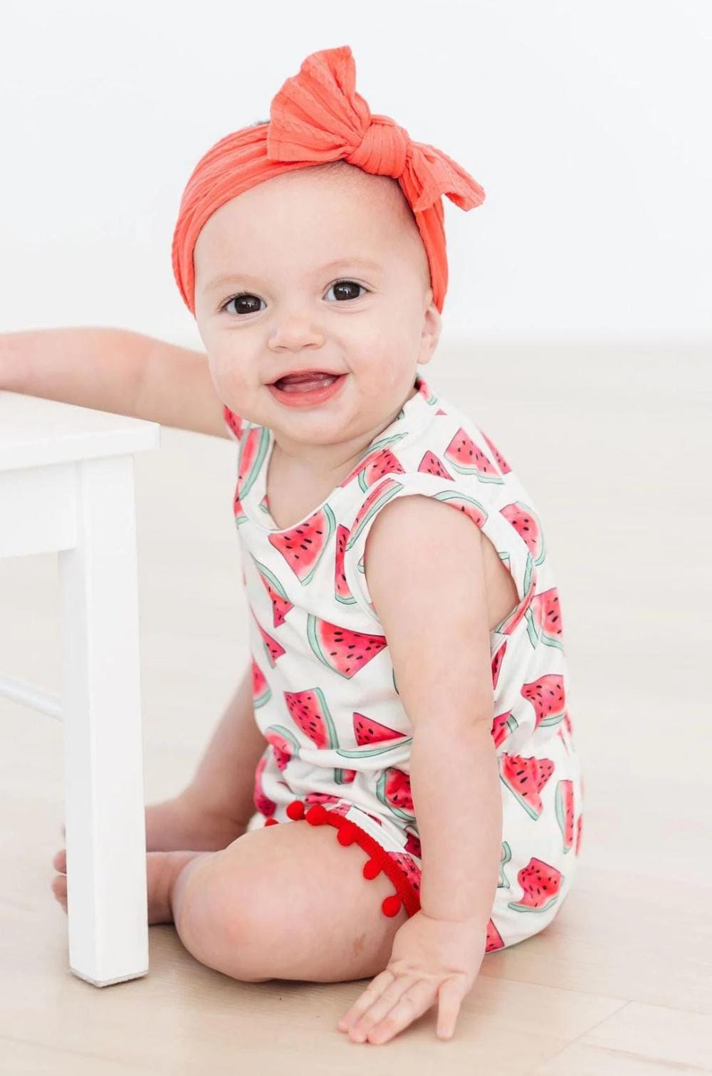 Watermelon Pom Pom Romper