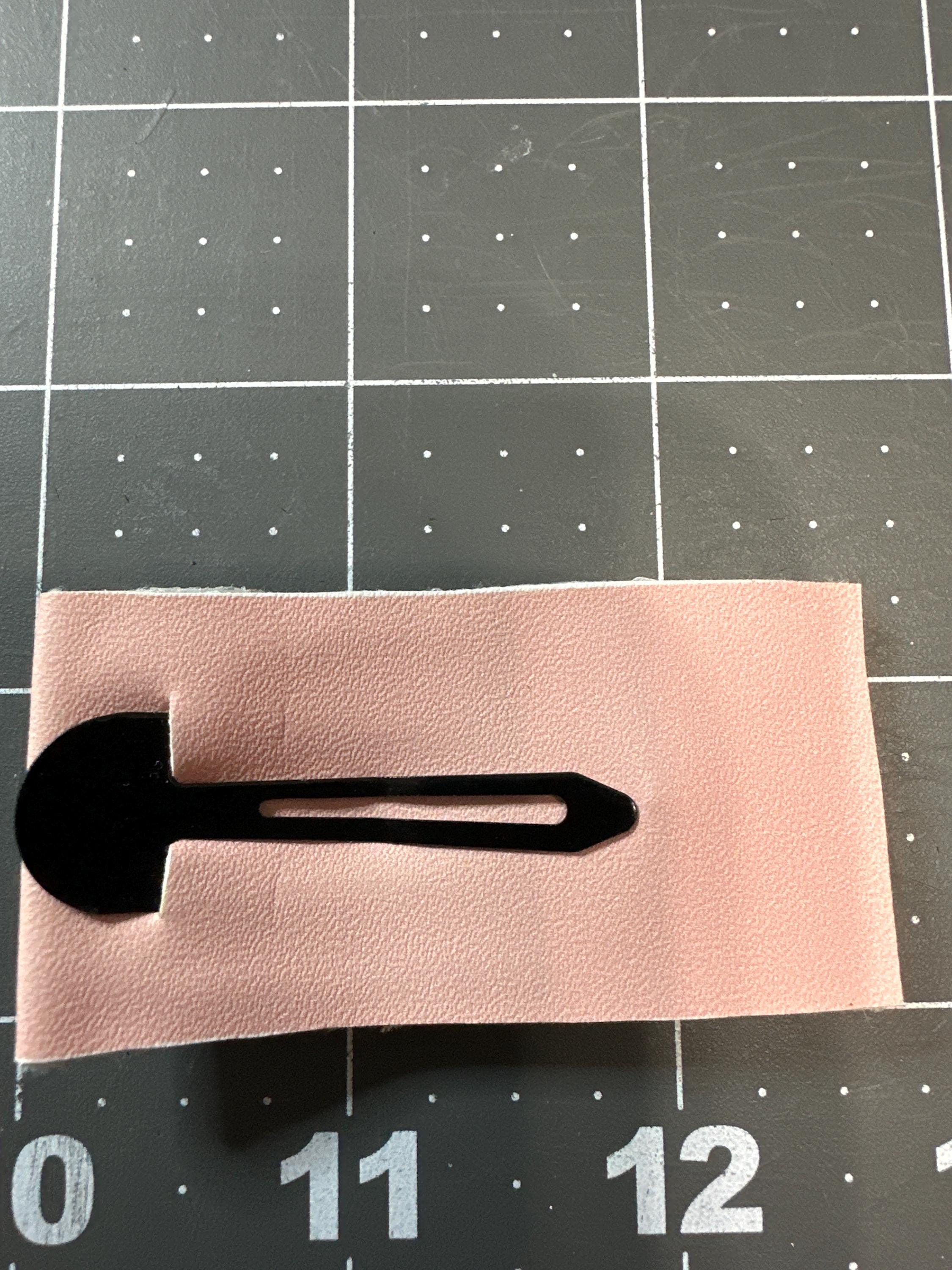 Cloud Nine Faux Leather Hair Clip