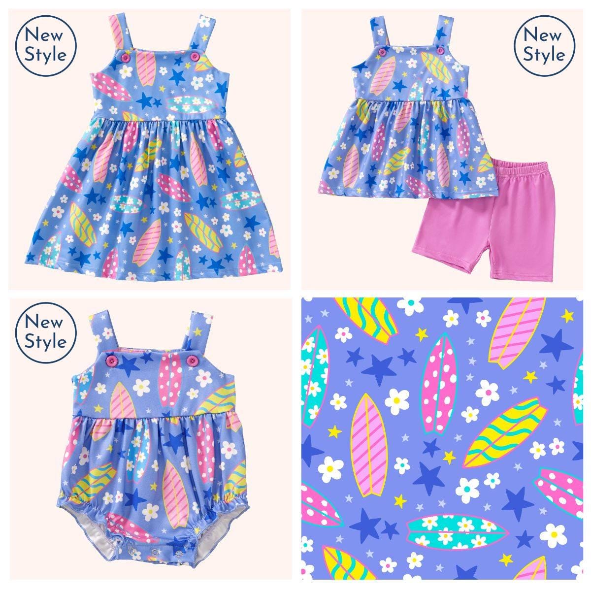 Summer Surfin Romper