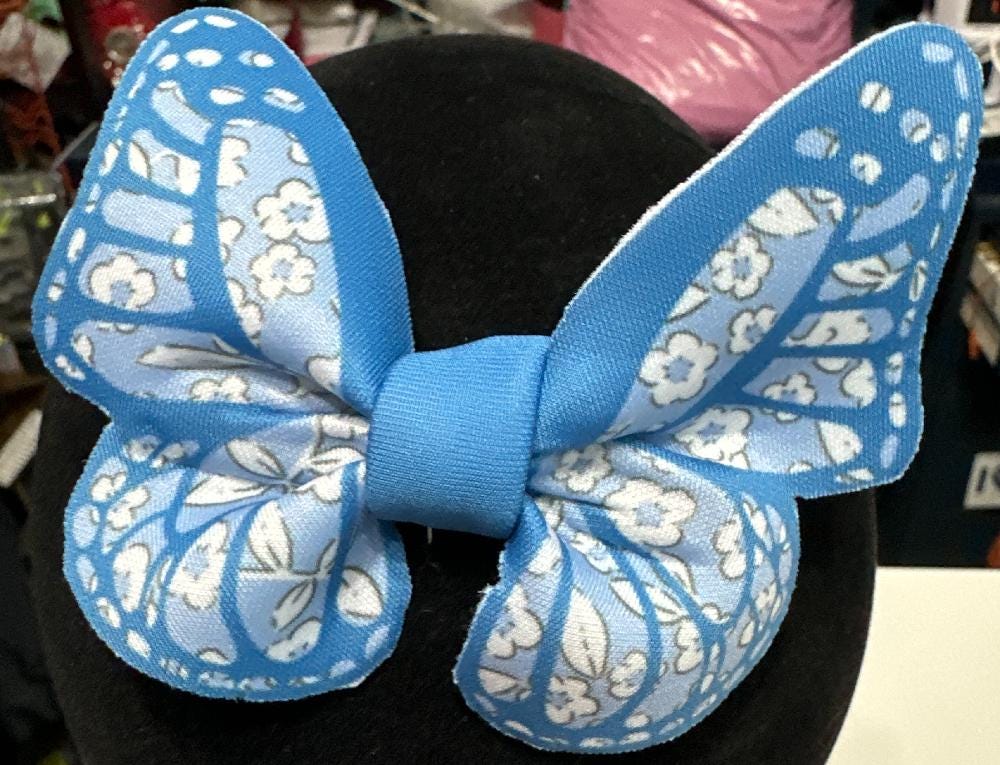 Colorful Butterfly Neoprene Hair bow