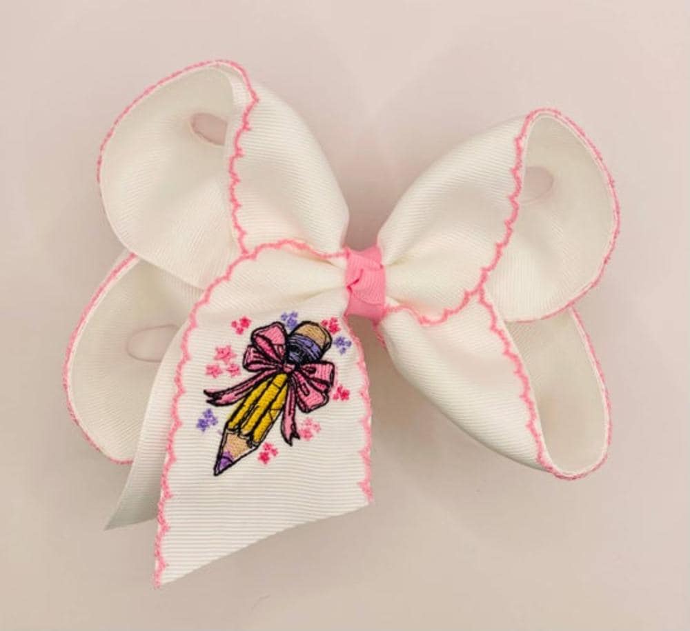 Pencil Bow Moonstitch Bow