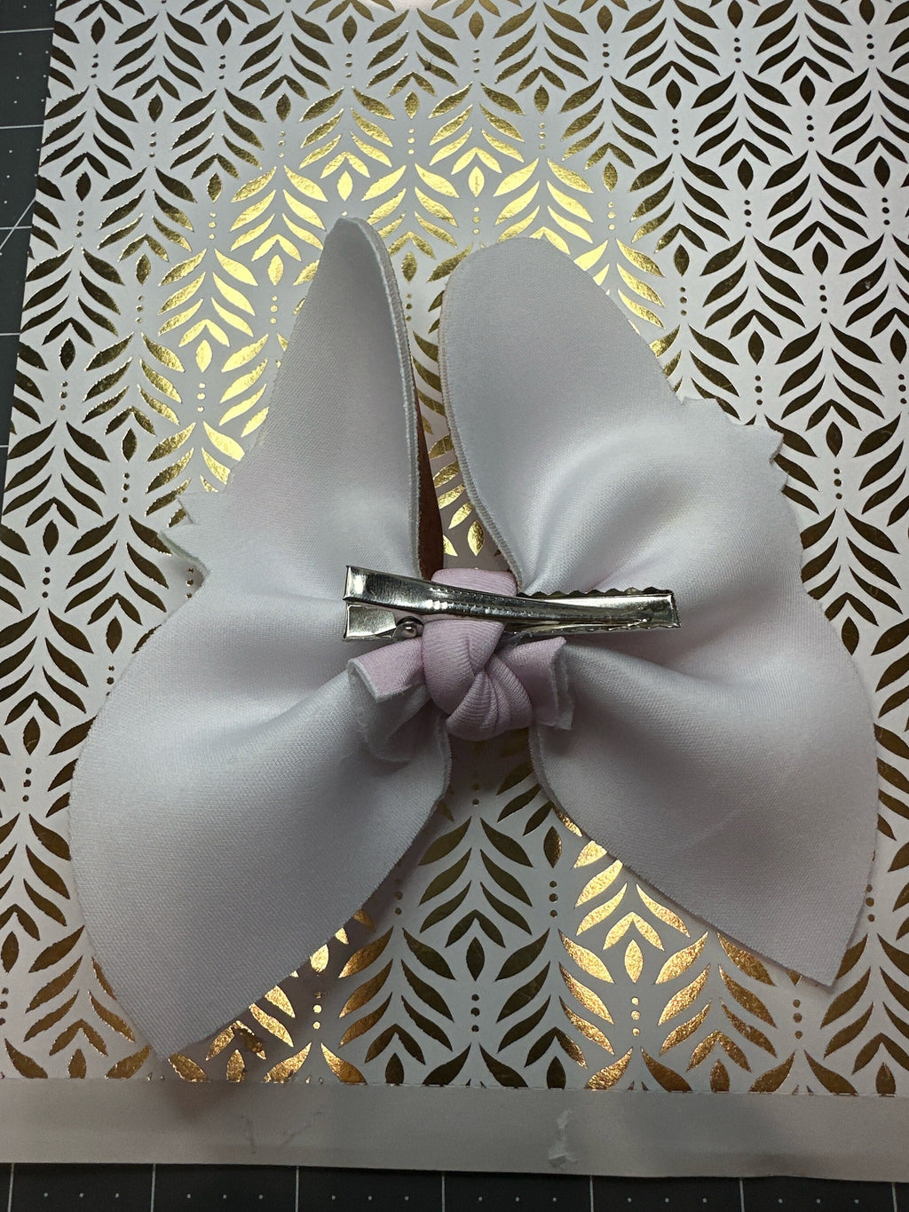 Pastel Spring Garden Shapes Bubble Neoprene Hair Bows