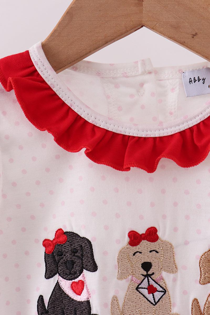 Love Letter puppy embroidery Bubble