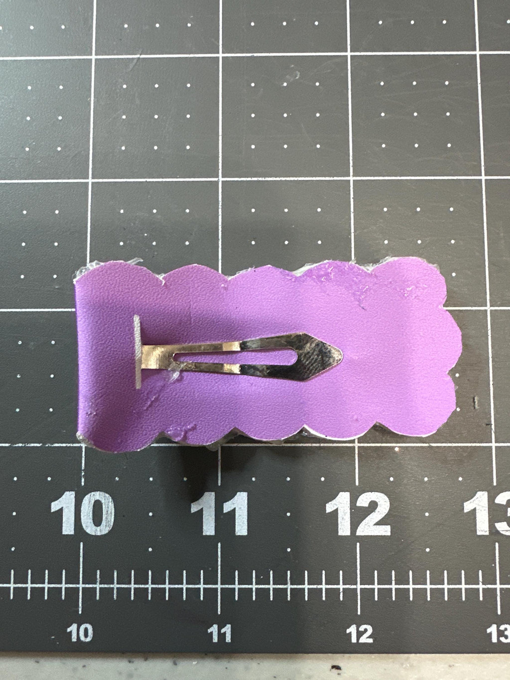Tangled Faux Leather Hair Clip