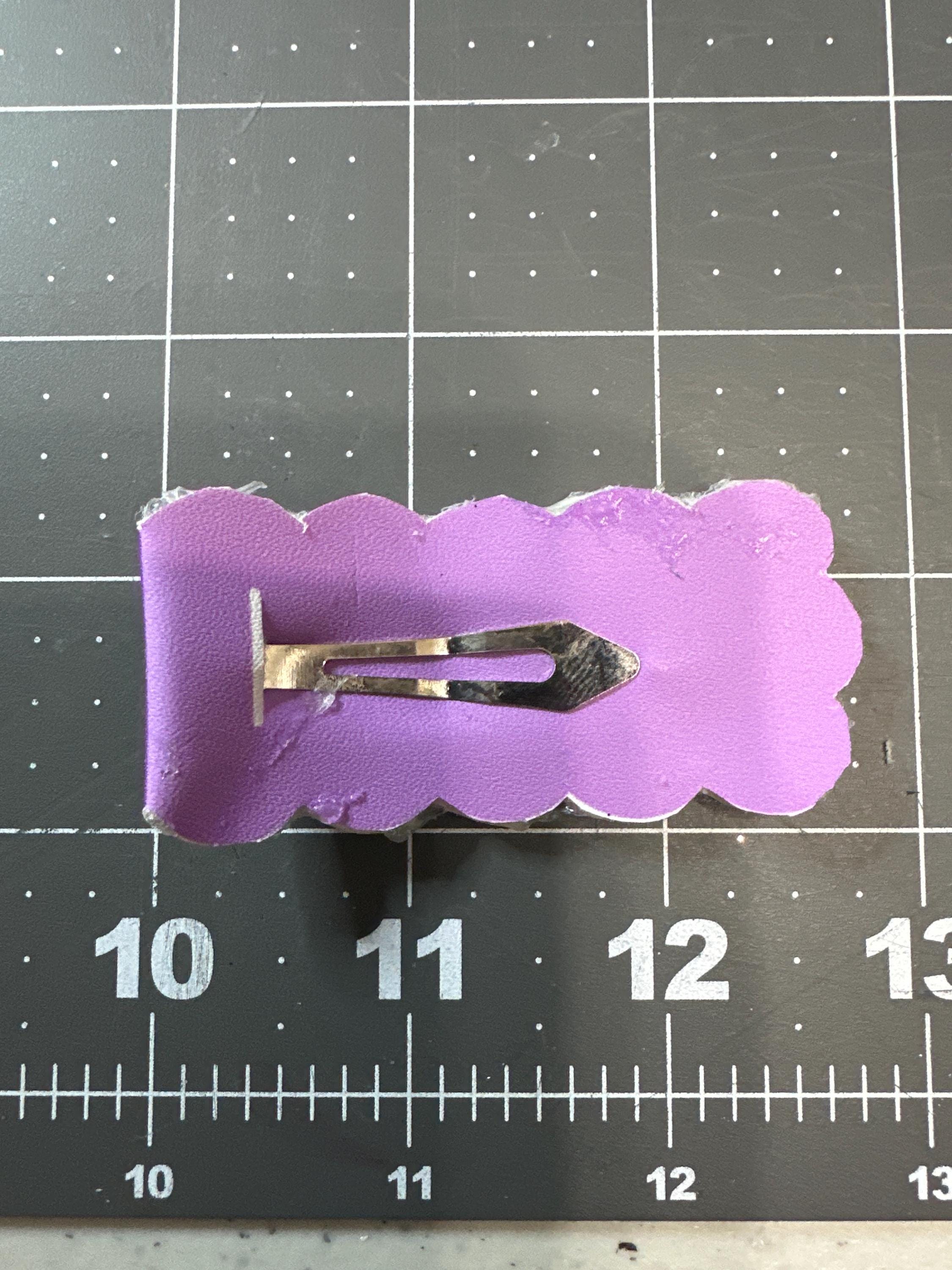 Tangled Faux Leather Hair Clip