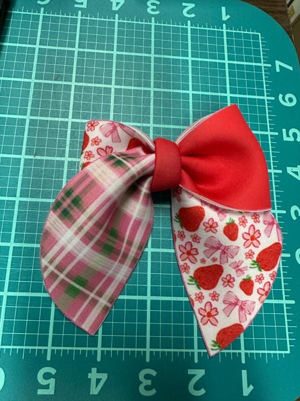 Classy Little Lady Sailor Neoprene Hair Bows