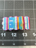 Frozen Faux Leather Hair Clip
