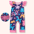 Balloon Friends Girls' Romper