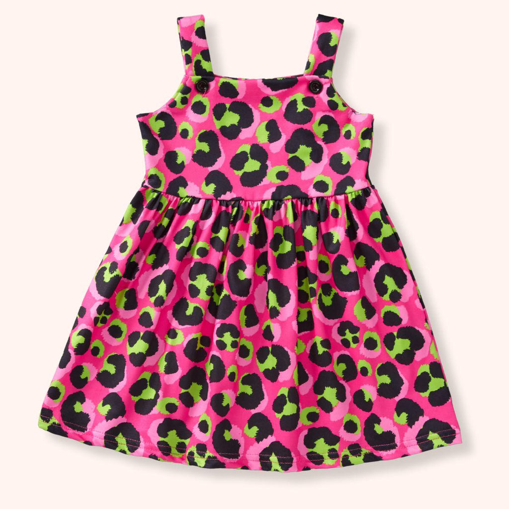 Neon Leopard Girls Dress (Pete + Lucy)