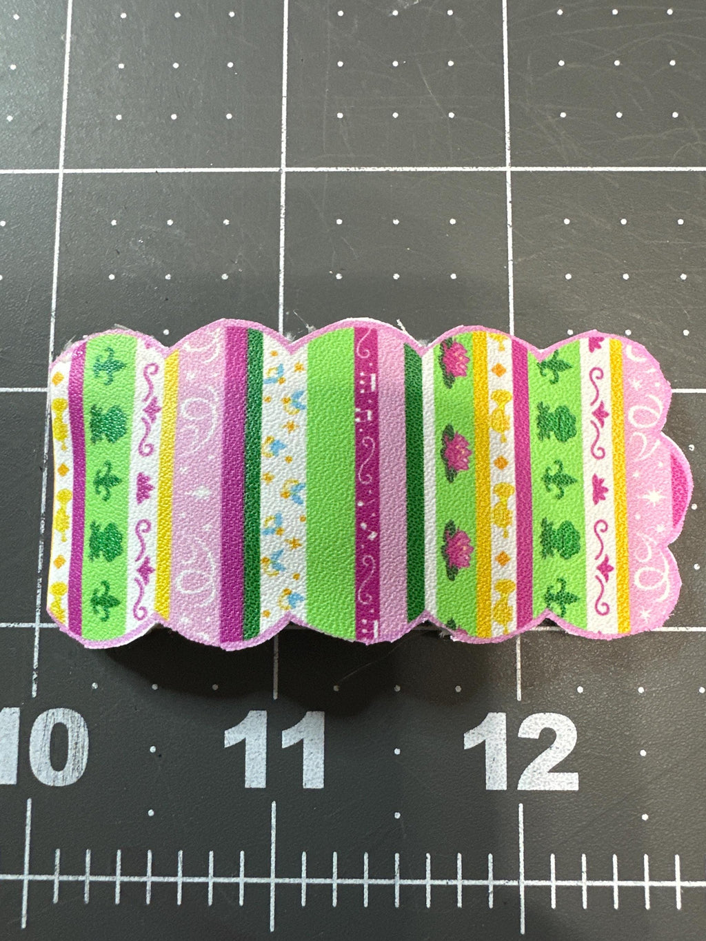 Princess & the Frog Faux Leather Hair Clip