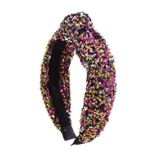 Christmas Party Colorful Sequin Knot Headband