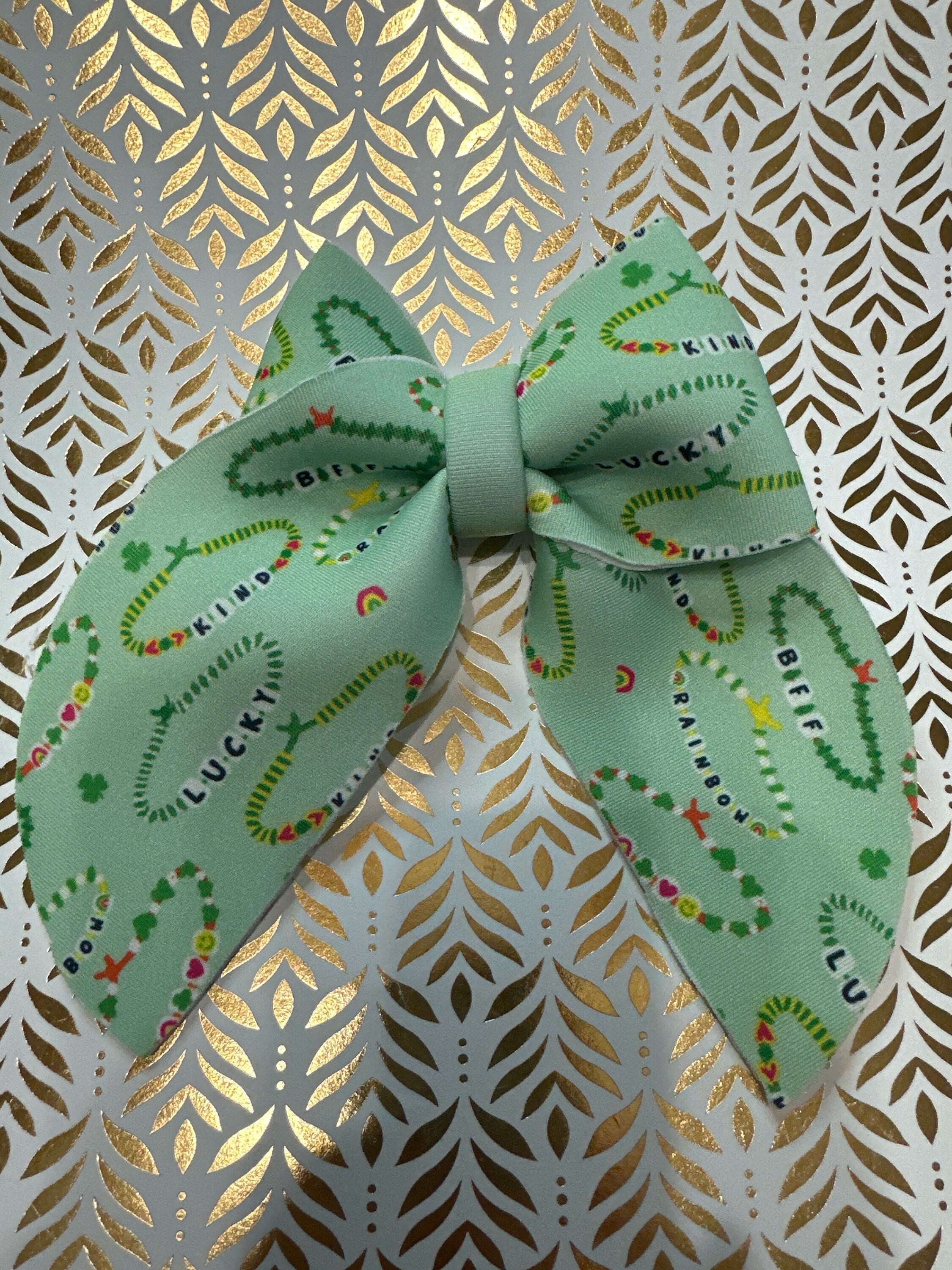 Clovers For My BFF Sailor Neoprene Hair Bows