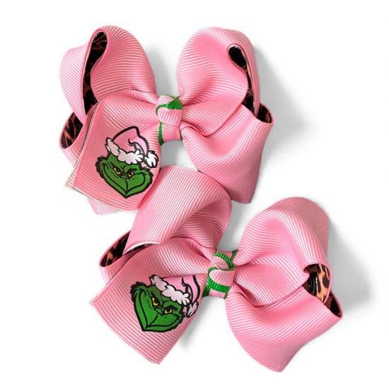 Christmas Grinch mini bows.