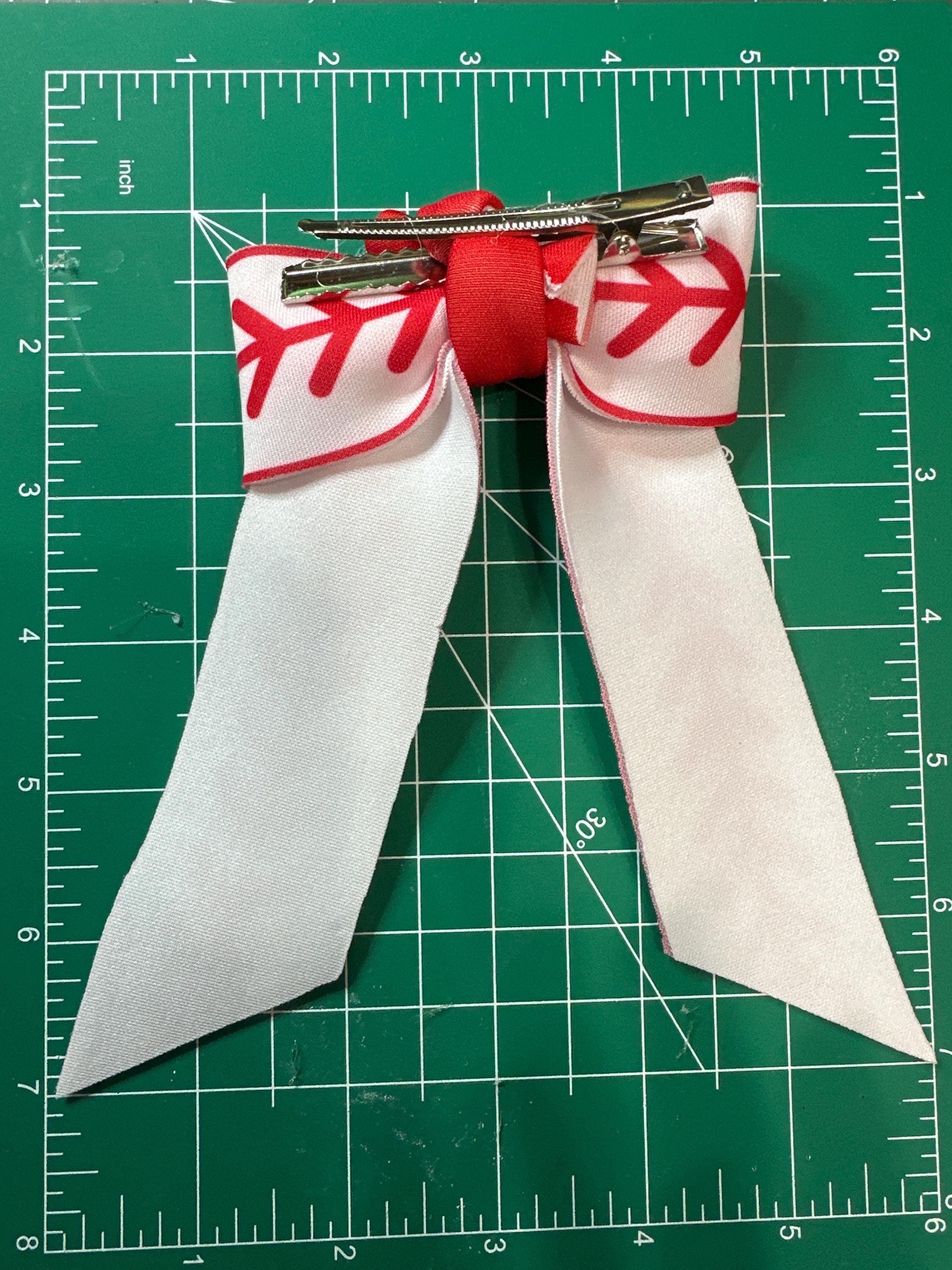 Sports Collection Long Tail Neoprene Hair bow