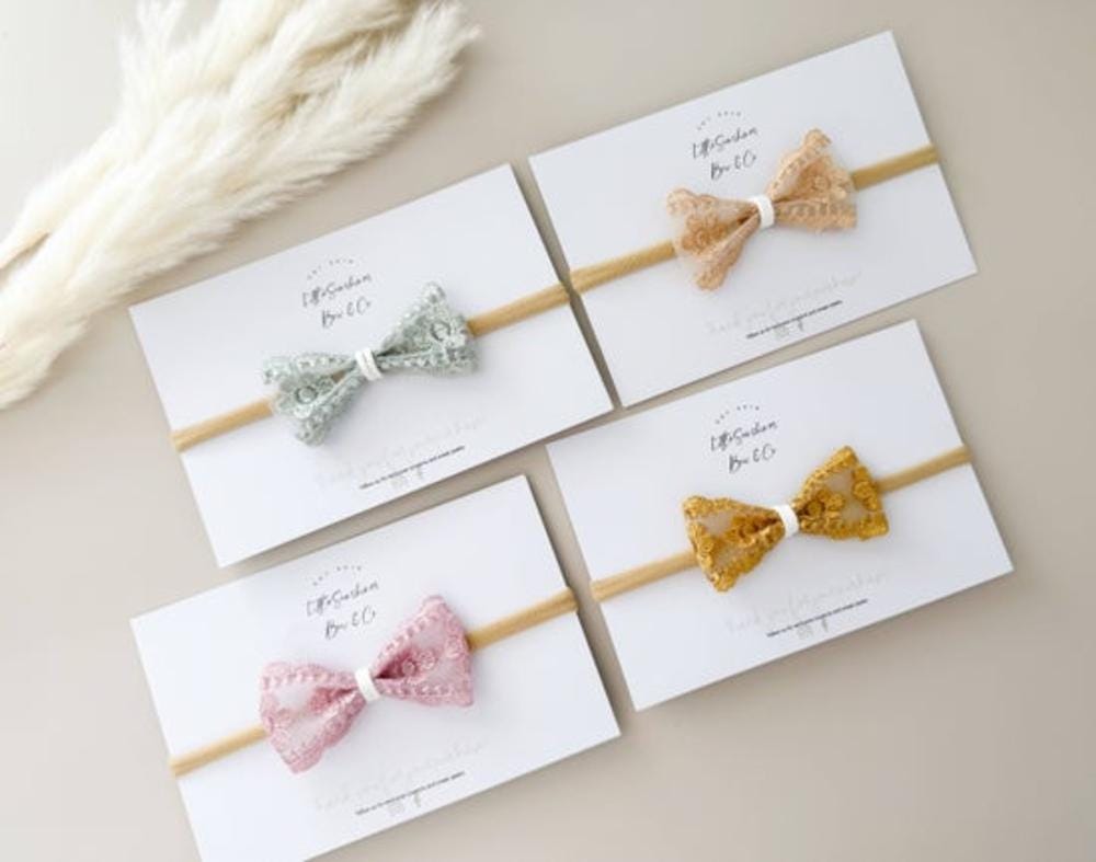Pastel Lace Bows