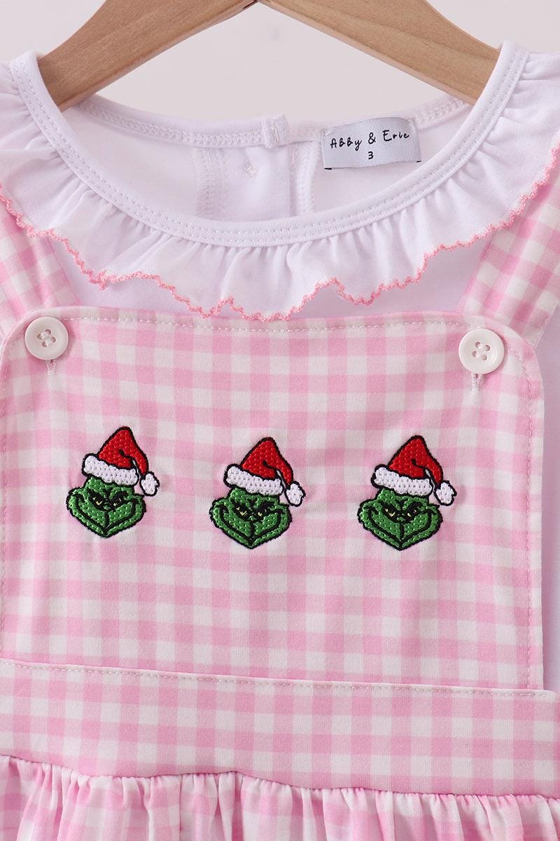 Pink grinch embroidery Outfits