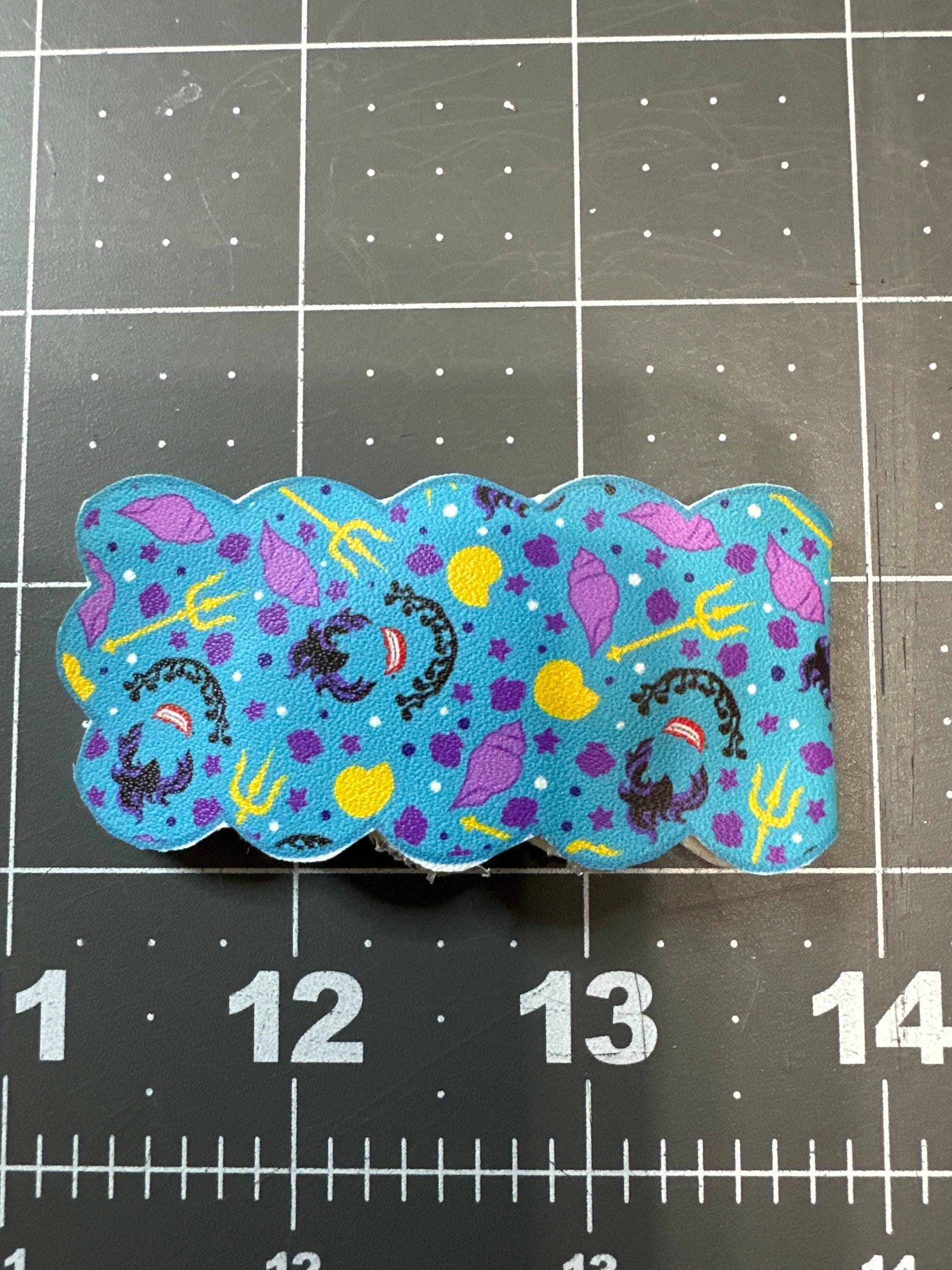Little Mermaid Faux Leather Hair Clip