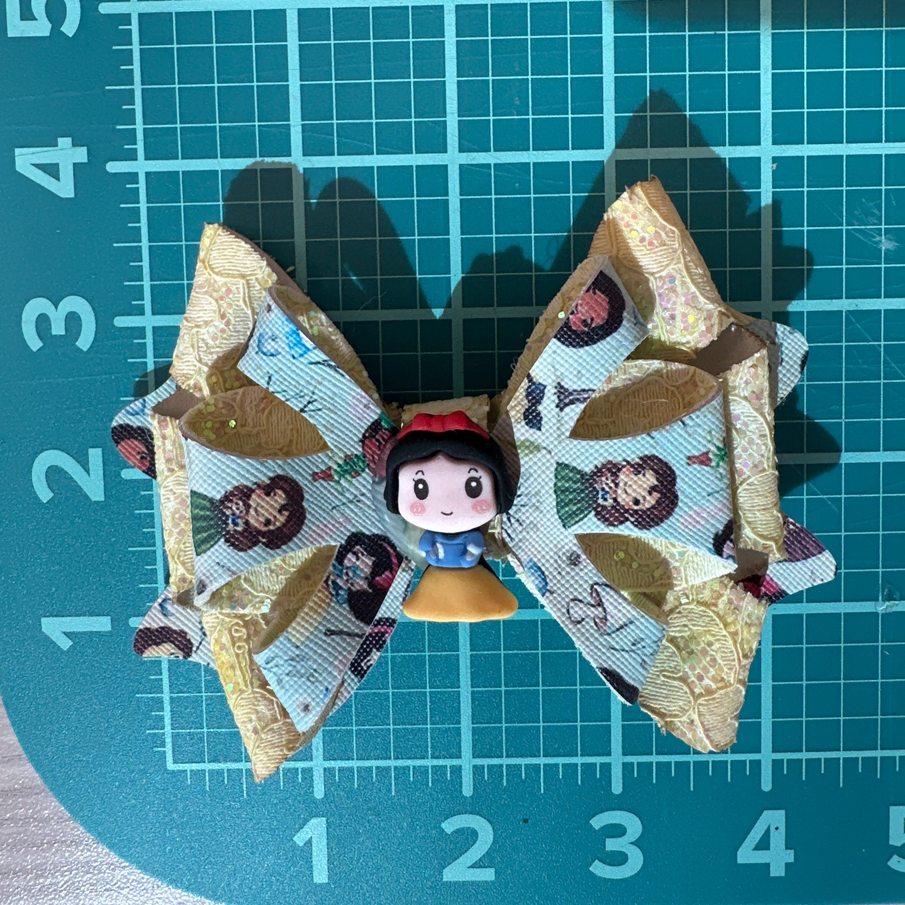 Character Faux Leather Hair bows