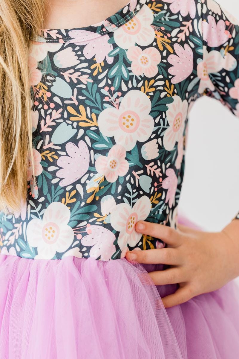 I Pick You Long Sleeve Tutu dress