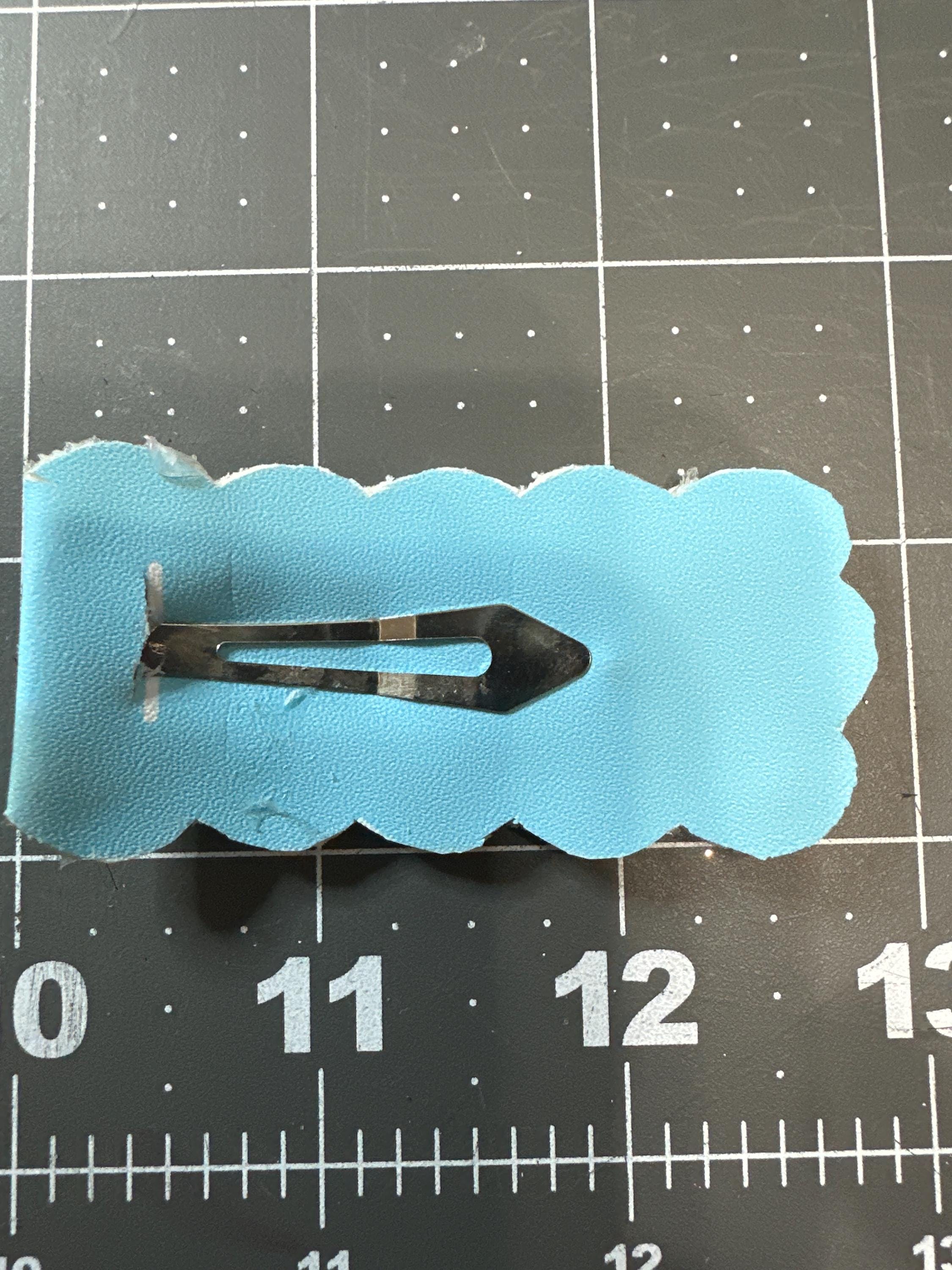 Cinderella Faux Leather Hair Clip
